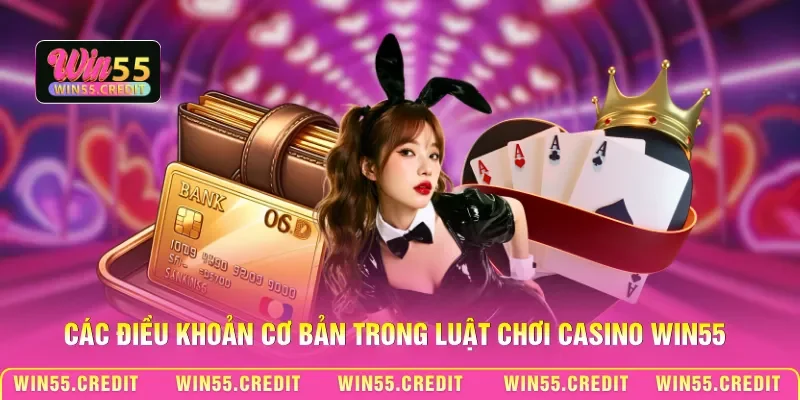 Các điều khoản cơ bản trong luật chơi Casino Win55